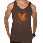 Canada Maple Leaf Tank Tops Men's Personalized Canada Maple Leaf Muscle Shirts