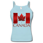 Canada Flag Tank Tops Women's Canada Souvenirs