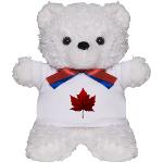 Canada Teddy Bears, Bunny Rabbits, Cows and Plush Canada Baseballs Footballs