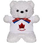 Canada Teddy Bears Canada Maple Leaf Souvenir Plush Toys 