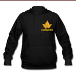 Canada Varsity Team Hoodies New Gold Medal Spreadshirt Canada Collection 