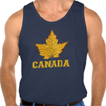 Men's Canada Varsity Tank Tops Personalized Canada Team Muscle Shirts