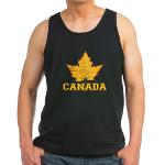 Men's Canada Flag Tank Top Canada Souvenir Sleevelss Muscle Shirts