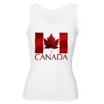 Canada Flag Tank Top Women's Canada Shirt