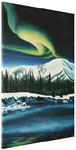 Yukon Aurora Canadian Landscape Painting Print on Canvas