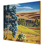 Alberta Foothills Canadian Landscape Painting Prints on Canvas