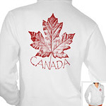 Retro Canada Souvenir Hoodies Women's Classic Canada Hoodies & Jackets 