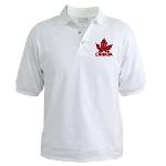 Men's Cool Canada Flag Golf Shirts Canada Polo Shirts