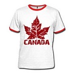 New Cool Canada T-shirts Men's Canada Souvenir Shirts 