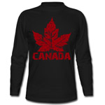 Cool Canada Souvenir Shirts Men's Long Sleeve Shirts 