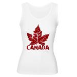 Canada Souvenir Tank Tops Women's Cool Canada Souvenir Lady's Shirts 