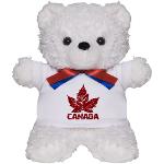 Cool Retro Canada Teddy Bears 