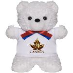 Gold Medal Canada Teddy Bears Canada Teddy Bears, Bunny Rabbits, Cows and Plush Canada Baseballs Footballs