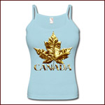 Gold Canada Medal Tank Tops Women's Canada Souvenirs