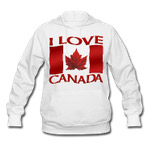 I Love Canada Hoodies Women's New Spreadshirt Canada Souvenir Collection 