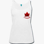 Canada Maple Leaf Tank Tops Women's Canada Souvenirs 