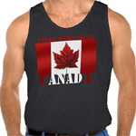 Canada Souvenir Tank Tops Personalized Canada Flag Shirts Men's Sleeveless Shirts