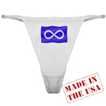 Metis Nation Women's Sexy Thong Panties Metis Nation Shirts & Apparel Sexy Metis Flag Underwear & Metis Canada Panties for Women & Girls Canada Metis Thong Panties Flag Design by www.kimhunter.ca