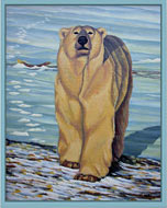 Polar Bear Prints & Posters Canadian Wildlife Painting Prints 