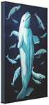 Beluga Whales Painting Prints on Canvas