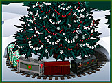 Custom animated e-cards toy train Christmas e-card