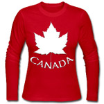 Women's Maple Leaf Canada Souvenir Shirts Canada Spreadshirt Collection