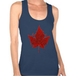 Canada Maple Leaf Tank Tops 