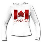 Canada Flag Souvenirs Women's Spreadshirt Collection 