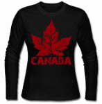 Cool Canada Shirt Souvenir Womens T-shirts for Women and Girls Retro Canada Jersey Shirts Canada Souvenir Designs