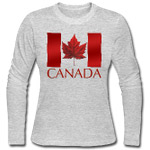 Canada Flag Shirts Women's Canada Souvenir Shirts Spreadshirt Collection