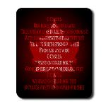 Canada Anthem Souvenir Mousepad Canada Souvenir Maple Leaf Design 