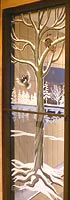 Christmas Window Painting Vancouver Canada