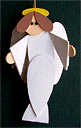 Angel Handmade Wooden Christmas Decorations Traditional Wooden Handcrafted Angel Christmas Ornaments Decorations