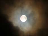 Creepy Moon Photo Strange Skies Full Moon Photograph Vancouver Canada