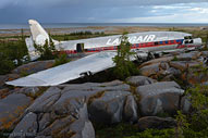 Miss Piggy Plane Crash Churchill Canada 
