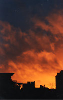 Cityscape Sunset Photograph Vancouver Canada