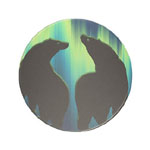 Bear Art Coaster Customizable Bear Drink Coasters for Home & Office