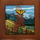 butterfly painting gift shop featuring original designs by artist Kim Hunter