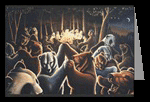 Dancing bears  painting  greeting cards, invitations, souvenir gift shop featuring original designs by artist Kim Hunter / INDIGO
