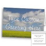Inspirational Cards Personalized Landscape Cards Custom or Blank Manitoba Pairie Cards