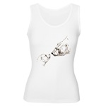 Polar Bear & Cub Art Women's Tank Top Wildlife Art